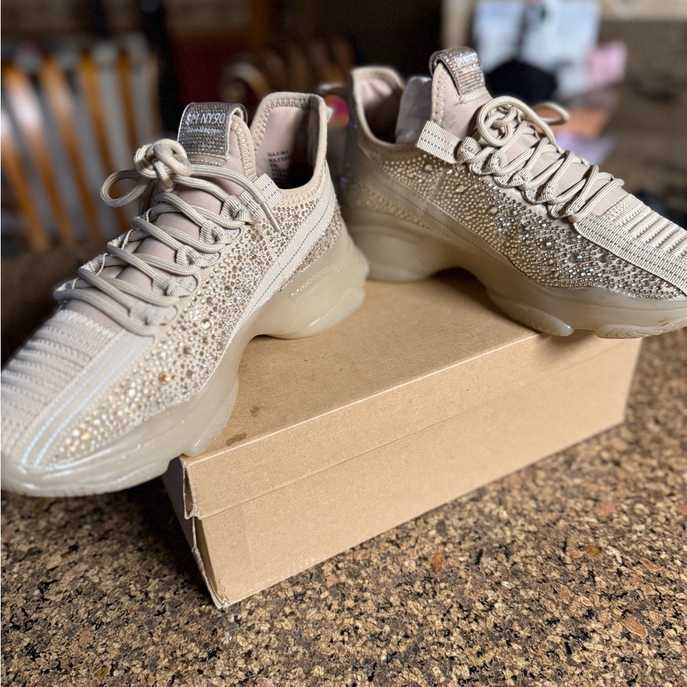 Steve Madden sparkle sneakers